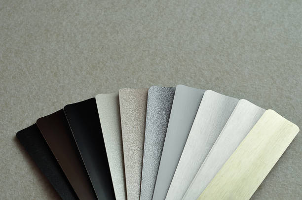 istock A swatch with different colors of aluminum blinds 934652290