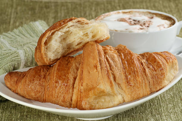 croissant and coffee