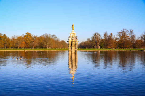 Bushy park at sunny day in London