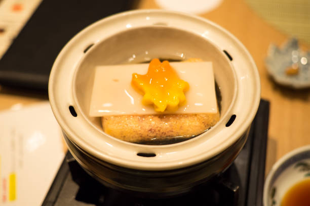 istock Corned beef with cheese served as part of a kaiseki dinner 934659040