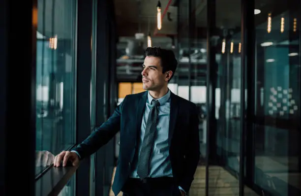 Photo of Thoughtful businessman