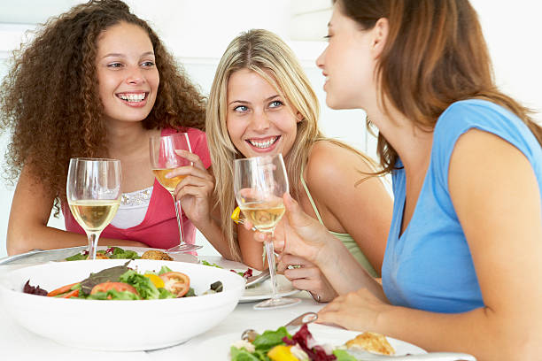 istock Friends Having Lunch At Home 93466476