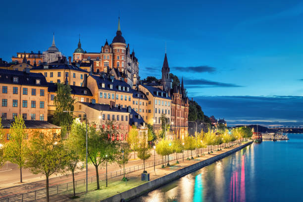 istock Old buildings on the hill in Sodermalm district of Stockholm 934666764