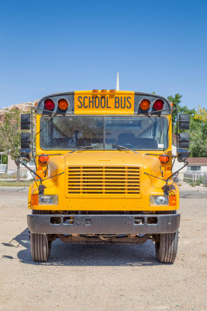 istock Traditional yellow school bus in North America 934670250
