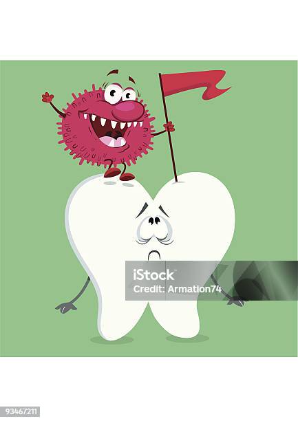 Dannoso Dente - Immagini vettoriali stock e altre immagini di Antigienico - Antigienico, Arti e mestieri, Bandiera