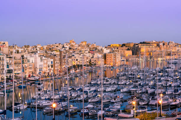 istock Beautiful architecture and boats in harbour,Three Cities,Malta 934673382