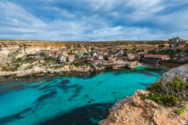 istock Famous Popeye Village in Anchor Bay, Malta 934678554