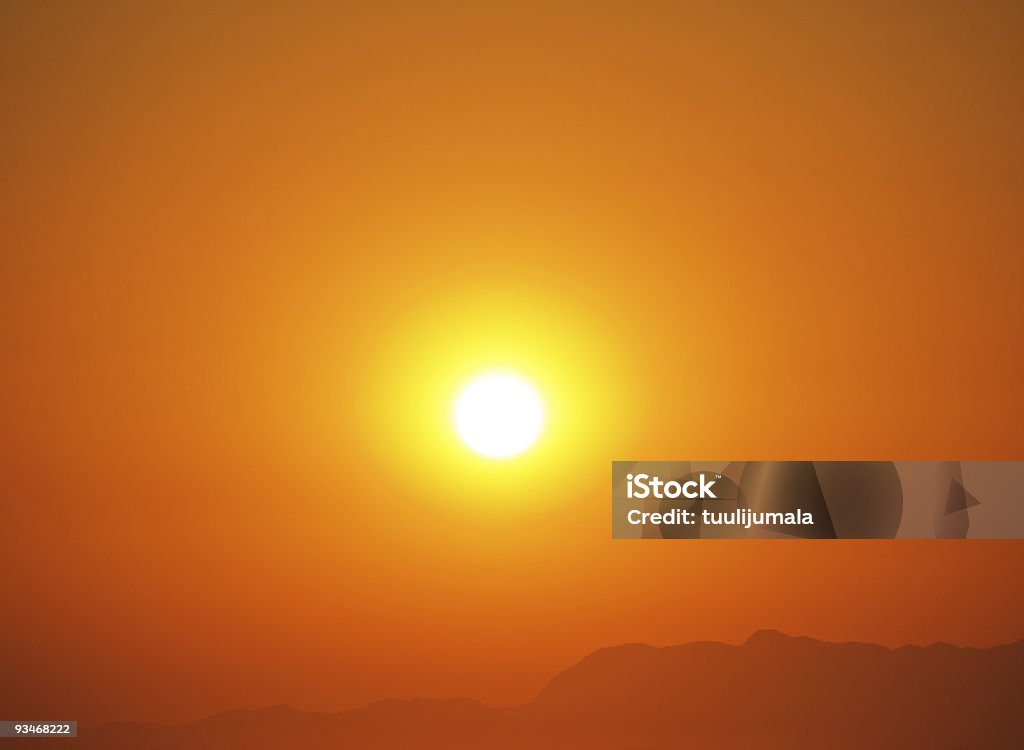 Estate tramonto - Foto stock royalty-free di Alba - Crepuscolo