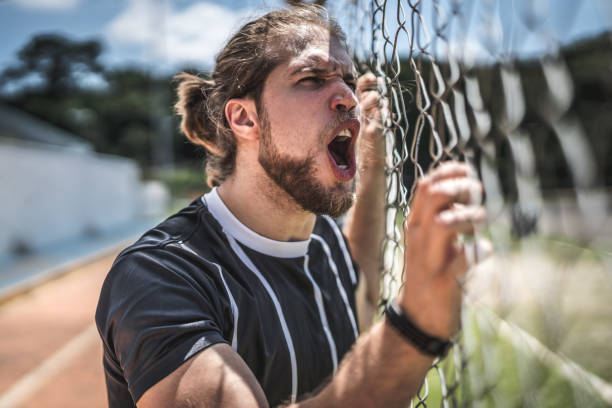 istock Fan watching a soccer game 934685260