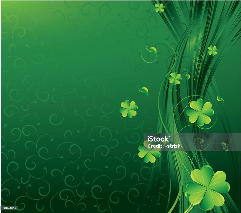 St. Patrick's-Hintergrund - Lizenzfrei Abstrakt Vektorgrafik