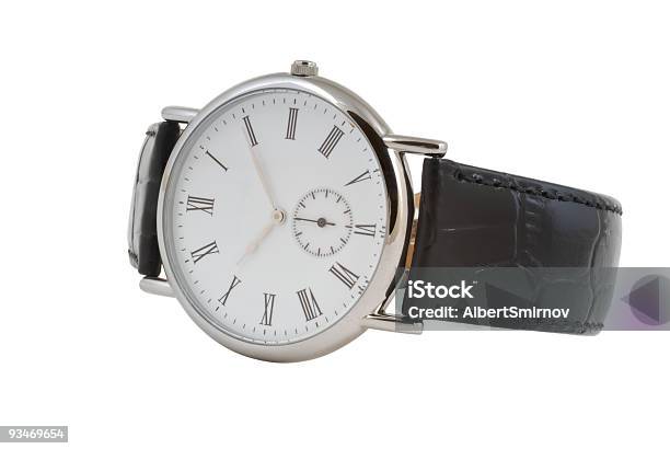 Mans Watch Stock Photo - Download Image Now - Adult, Chrome, Clock