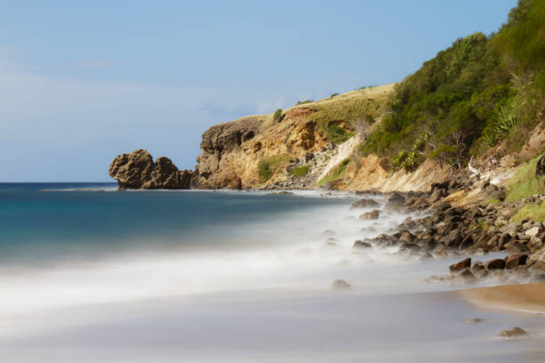 istock Anses d'Arlet coastline - Martinique FWI - Long exposure 934697108