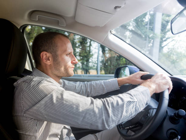 istock Crazy and aggressive male driver on the road during the rush hour 934697126