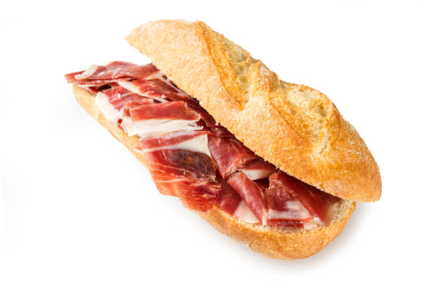 sándwich de jamón - península ibérica fotografías e imágenes de stock