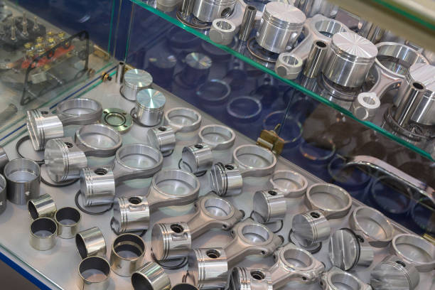 istock Spare parts for the engine close-up. Workshop 934702038