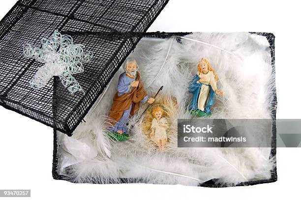 The Gift Of Christmas Stock Photo - Download Image Now - Black Color, Box - Container, Catholicism