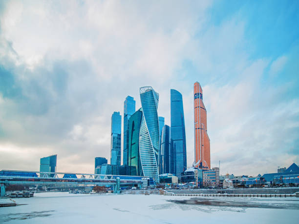 istock Moscow architecture, modern city skyscrapers 934714320