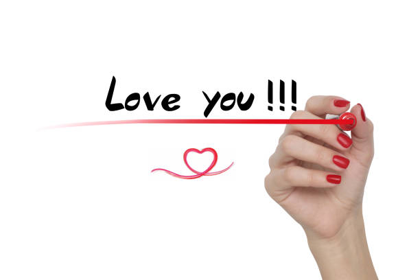 I love you word on wall
