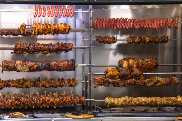 istock Traditional Greek cuisine on the rotating grill 934717916