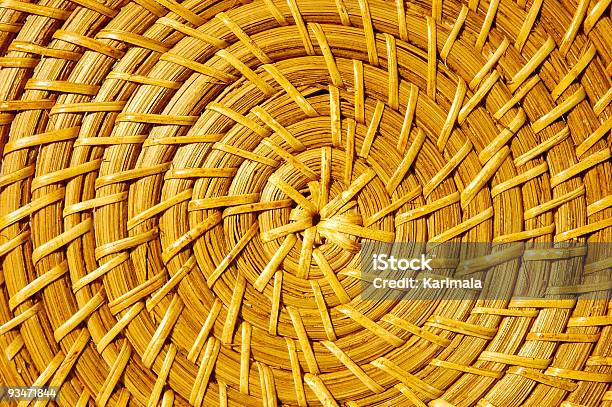 Wicker Circle Stock Photo - Download Image Now - Abstract, Backgrounds, Basket