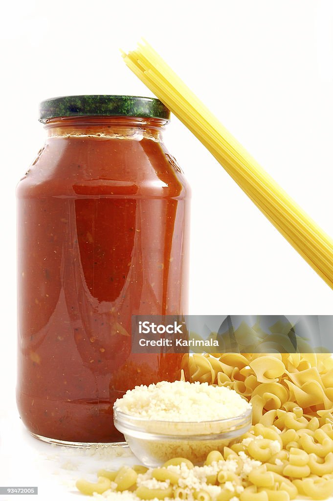 Pasta Ingredients  Jar Stock Photo