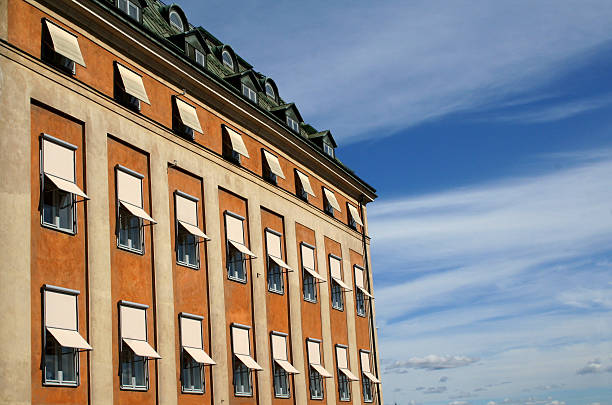 Traditional wooden house in the countryside of Sweden.Further choices below: