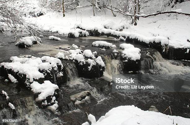 겨울맞이 스트림 0명에 대한 스톡 사진 및 기타 이미지 - 0명, 강, 겨울