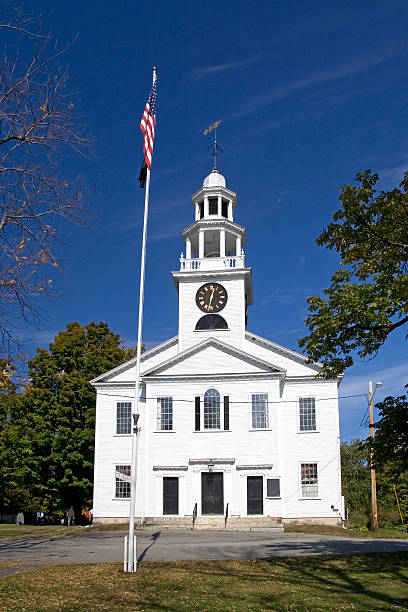 istock New England church 93472671