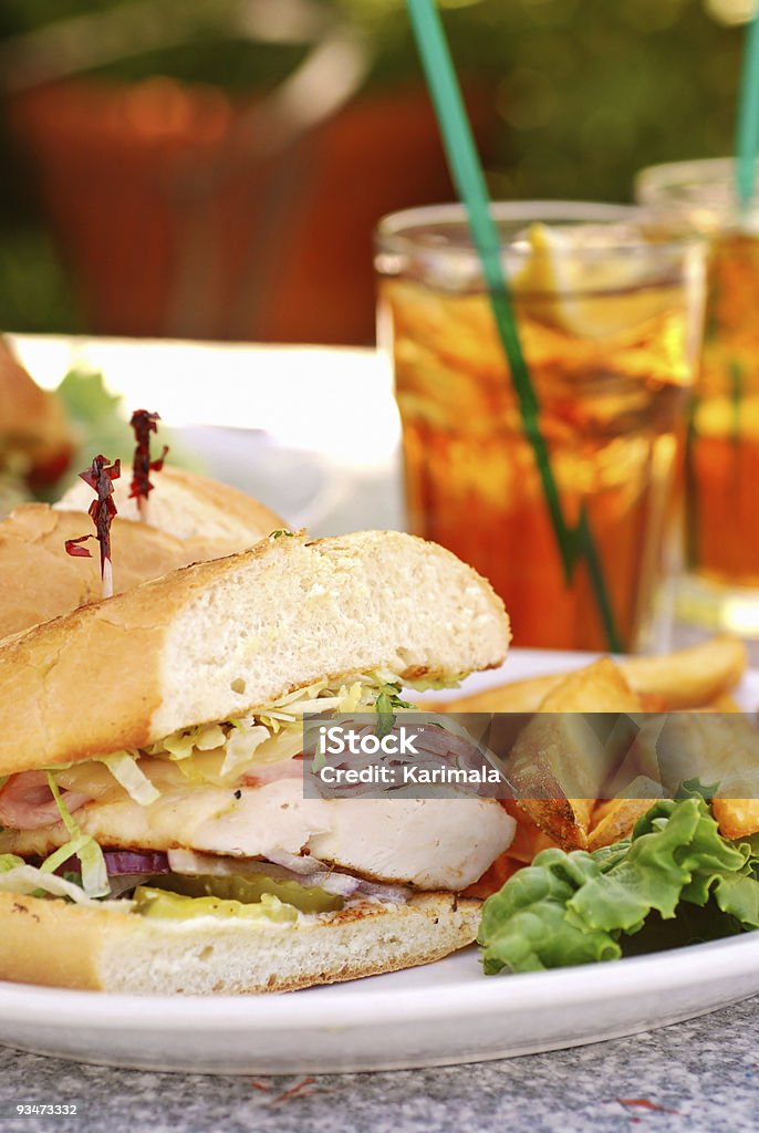 Sanduíche de frango Cordon Bleu - Foto de stock de Gourmet royalty-free