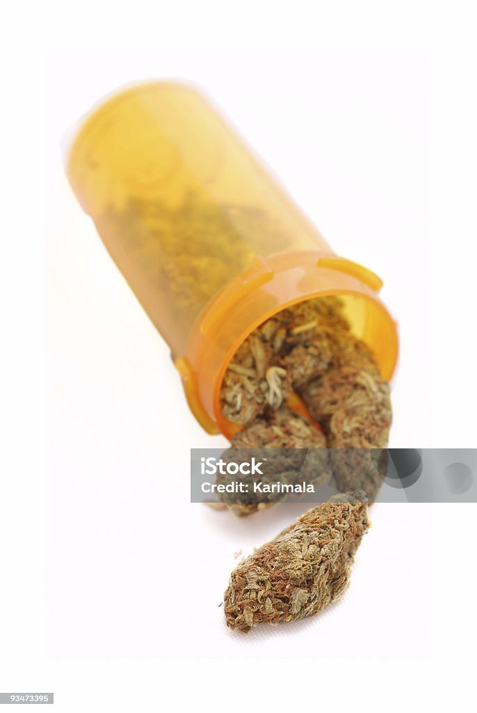 Медицинская марихуана - Стоковые фото Cannabis sativa роялти-фри