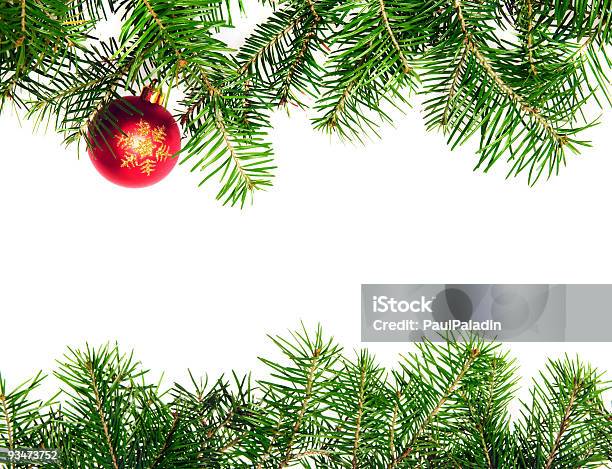Pine Branches Stock Photo - Download Image Now - Branch - Plant Part, Christmas, Christmas Decoration