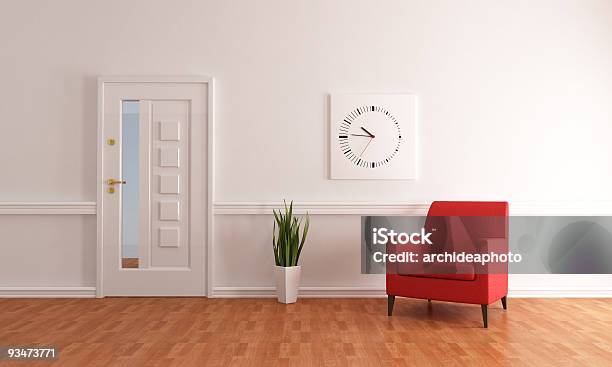 Minimalist Home Entry Foyer Stock Photo - Download Image Now - Comfortable, Front Door, Indoors
