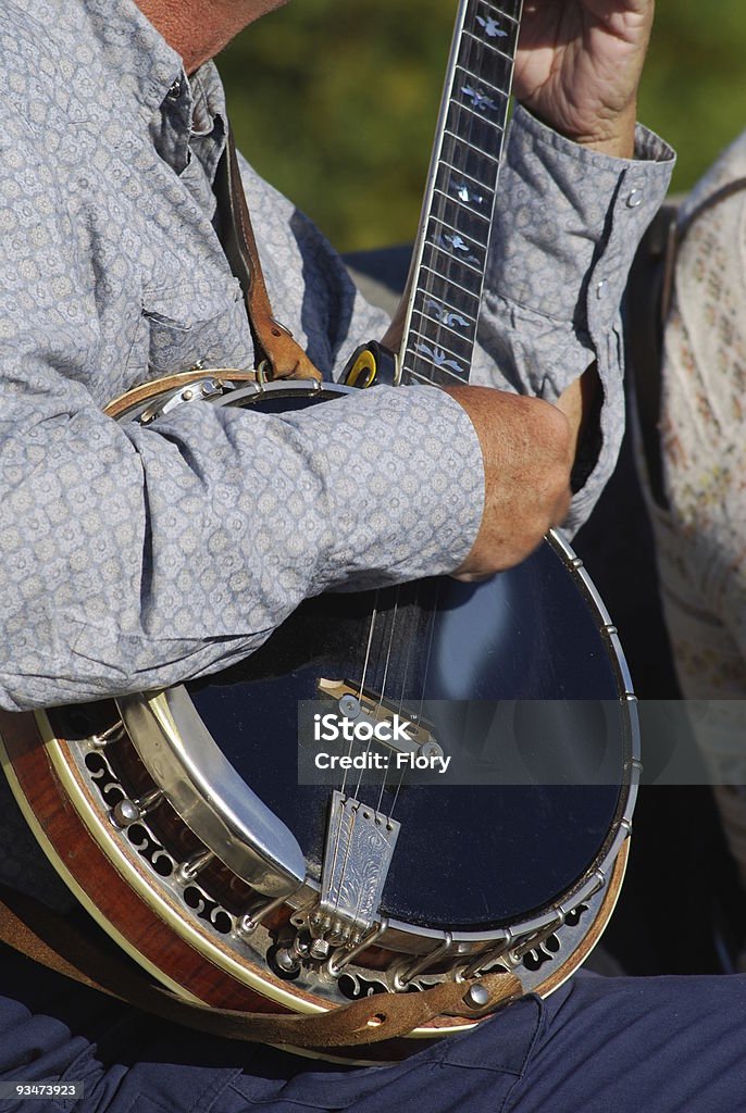 Banjo Player - Foto stock royalty-free di Ambientazione esterna