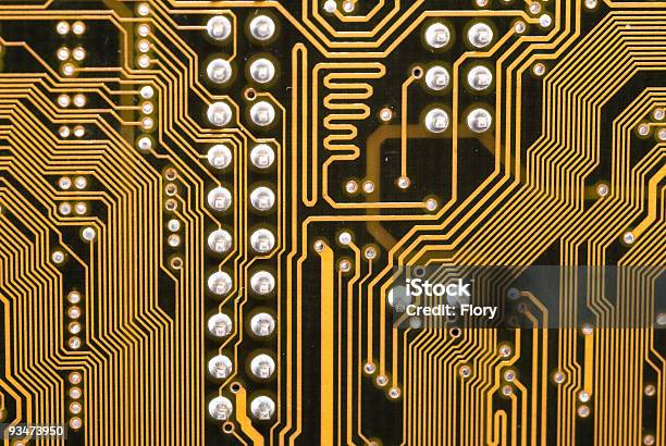 Circuit Board Computer Part Macro Stock Photo - Download Image Now - CPU, Circuit Board, Close-up
