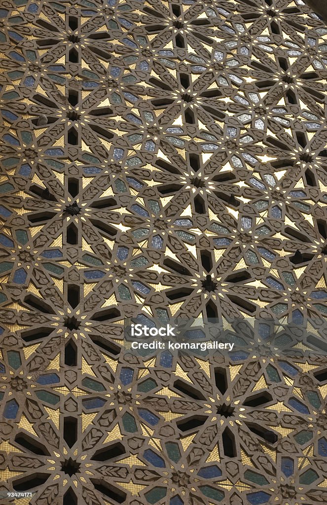 islamic Mozaika w Maroku - Zbiór zdjęć royalty-free (Obraz malowany)