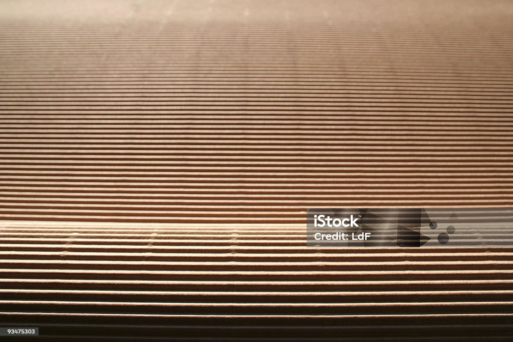 Corrugated cardboard perspective  Cardboard Stock Photo