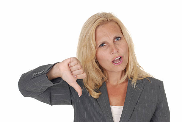 istock Woman giving thumbs down 93475671