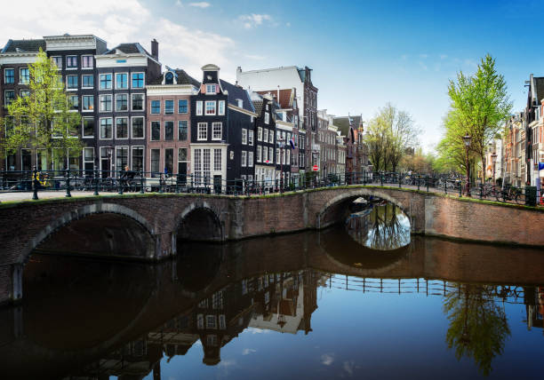 istock Houses of Amsterdam, Netherlands 934758364