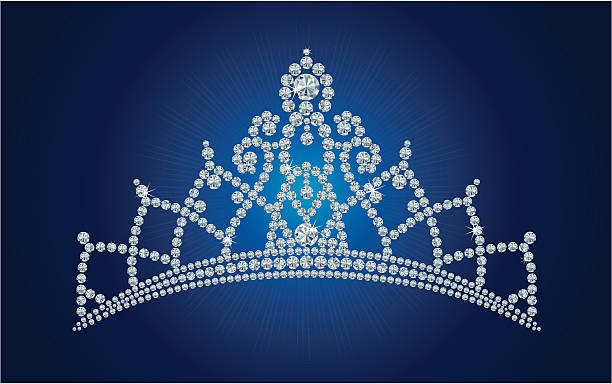 Diamond tiara / vector  tiara stock illustrations