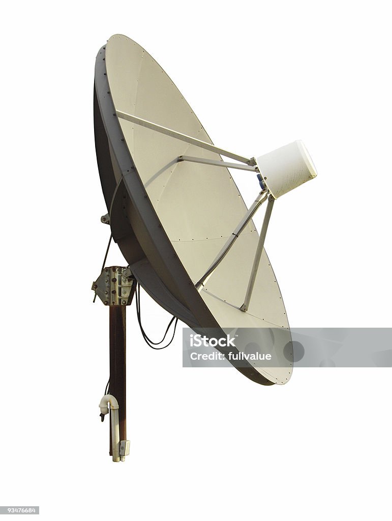 Prato de TV via satélite - Foto de stock de Antena - Equipamento de telecomunicações royalty-free