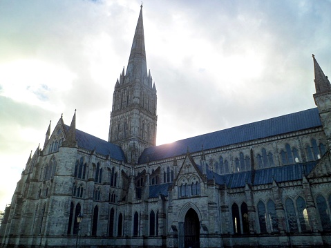 Truro Cathedral towers above city centre