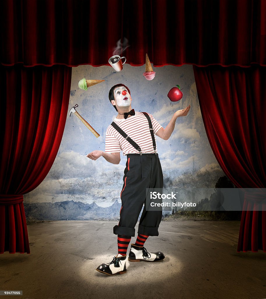 Pagliaccio 1 - Foto stock royalty-free di Circo