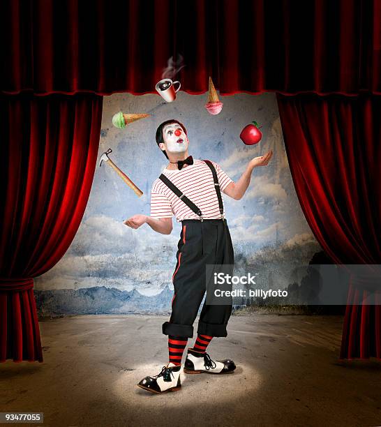 Pagliaccio 1 - Fotografie stock e altre immagini di Circo - Circo, Clown, Ambientazione esterna