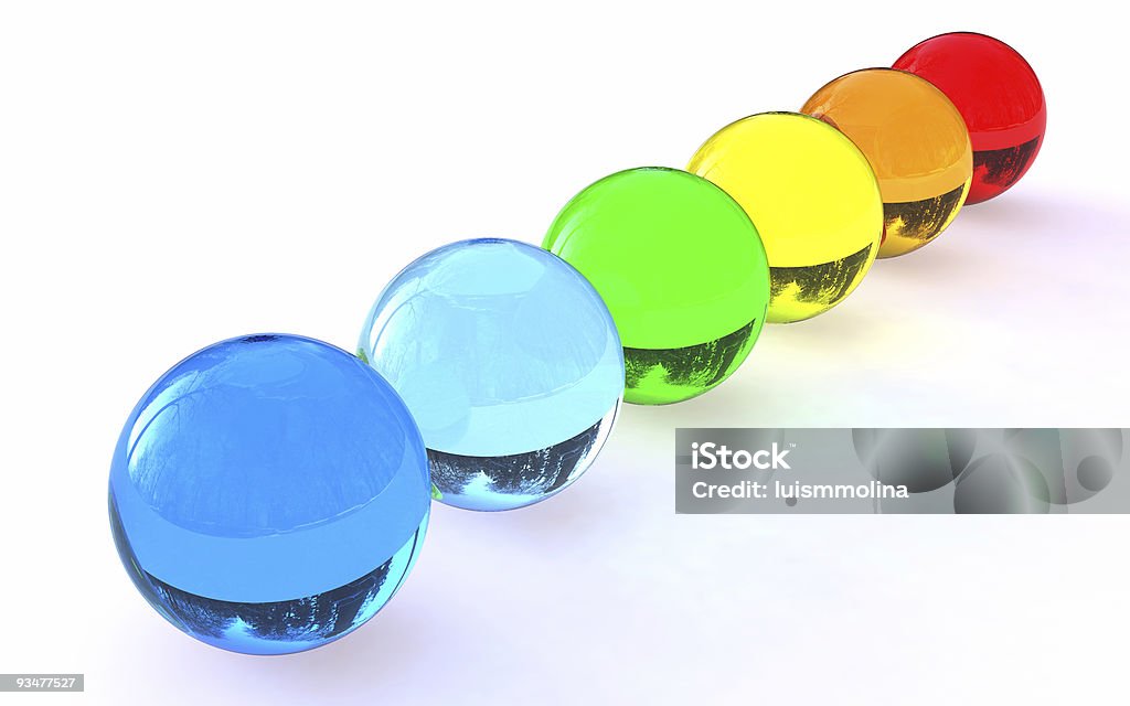 Gamma delle sfere - Foto stock royalty-free di Colore descrittivo