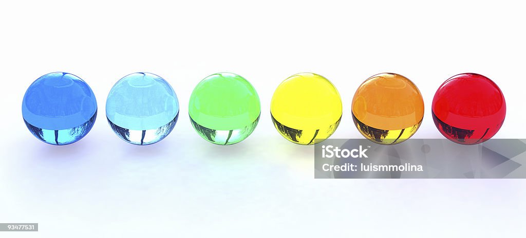 Spektrum Spheres (chłodzące kulki - Zbiór zdjęć royalty-free (Bez ludzi)