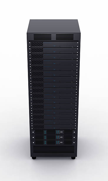 고성능 서버 - network server computer tower rack 뉴스 사진 이미지