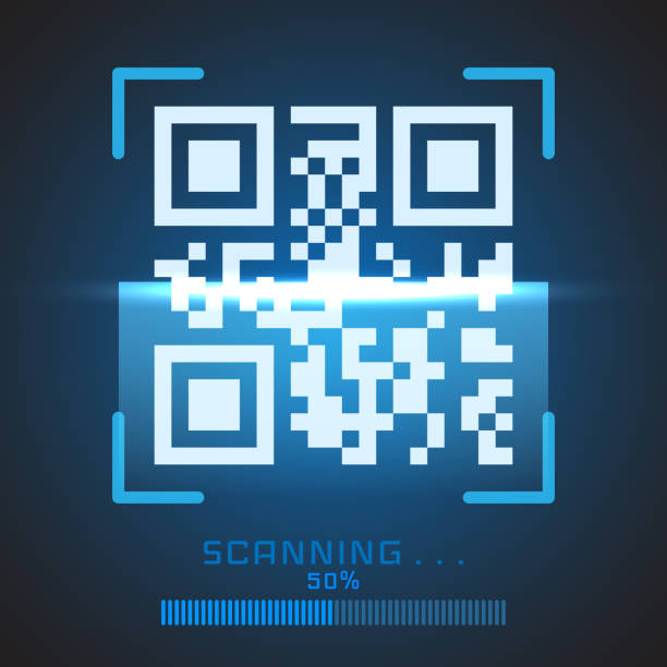 370+ Qr Code With Blue And White Colors Stock Photos, Pictures ...