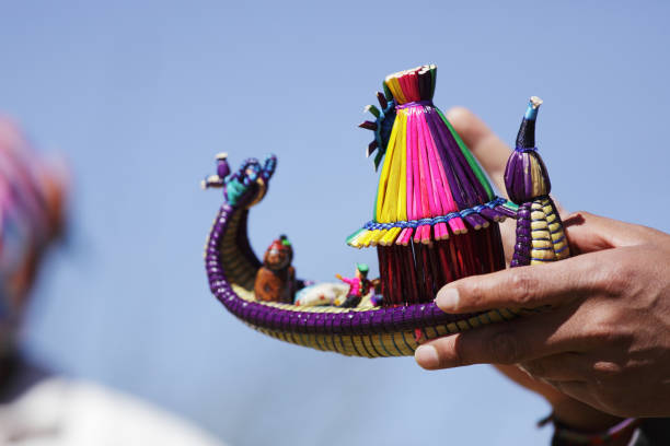 Souvenir from Uros Floating islands Titicaca lake, Peru
