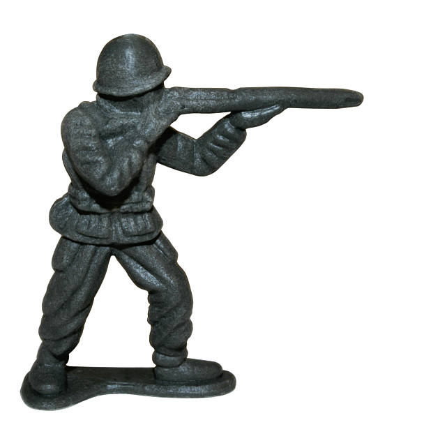 istock Toy Soldier Aiming Rifle 93478740