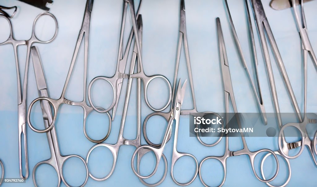 Surgicalveterinary Surgical Tools Lying In Drawer Stock Photo - Download  Image Now - Animal, Animal Hospital, Assistance - iStock